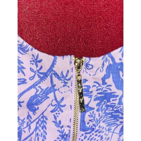 Lilly Pulitzer Women's Lilac Mila Shift Dress As I Can See Camelflage Sz 10 2787 - Picture 13 of 16